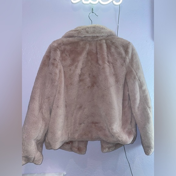 Jou Jou pink fur coat - Picture 4 of 5